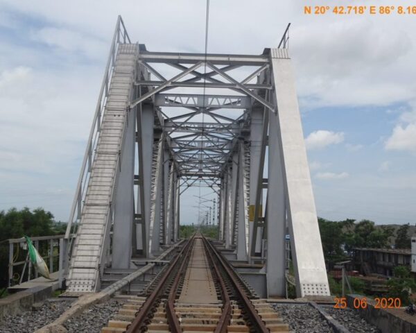 Launching of Steel Plate Girders over Bhakra canal at Ludhiana, Punjab 