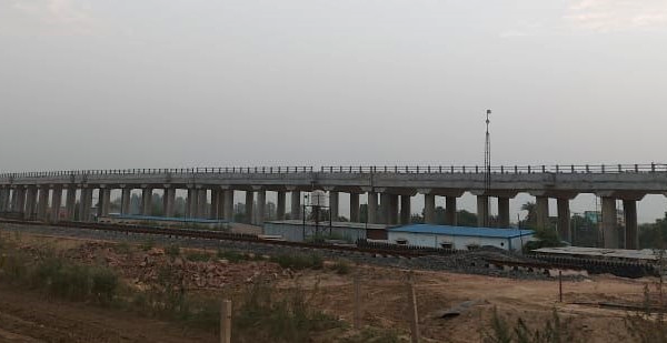 168 M long Rail Flyover at Dadri, UP